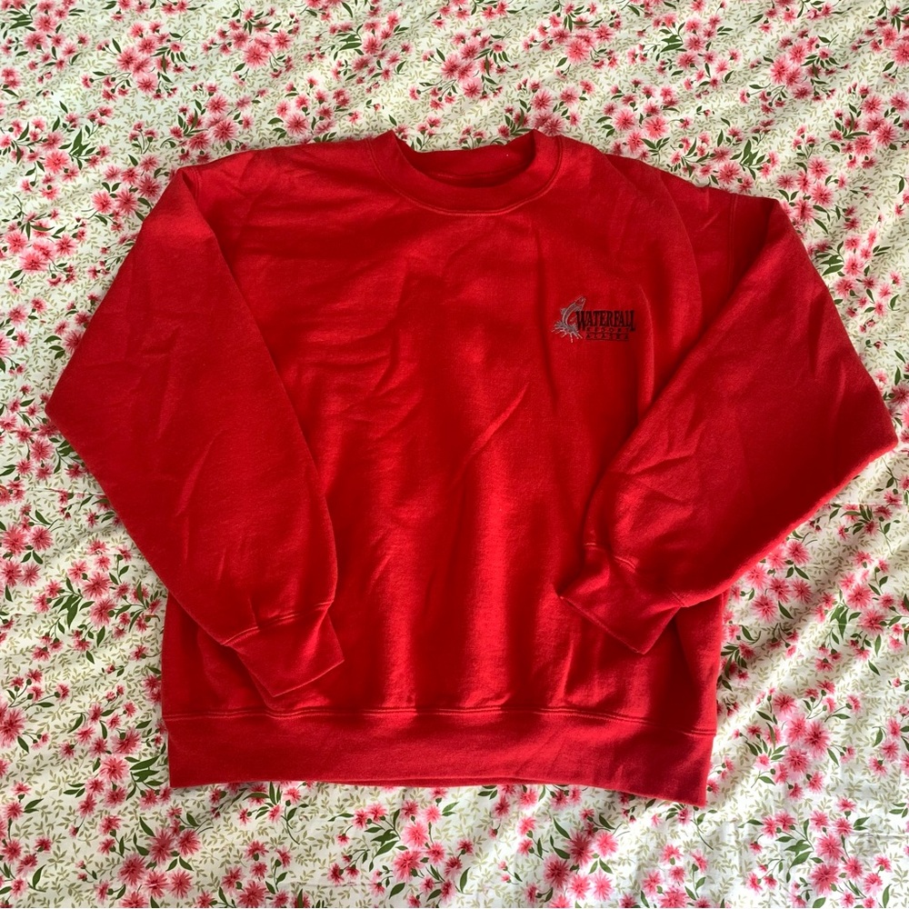 red alaska crewneck sweatshirt